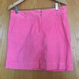 Pink Vineyard Vines Corduroy skirt 8